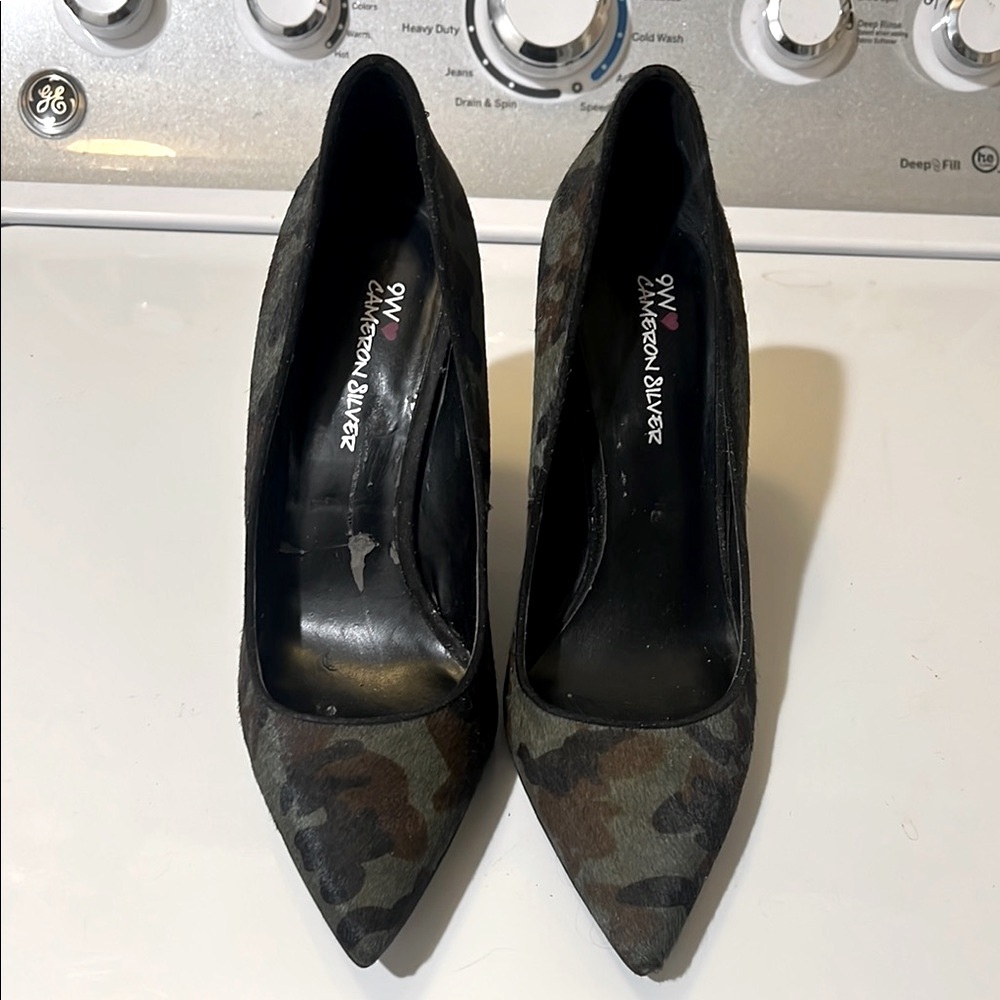 Camo Print Women's Heels